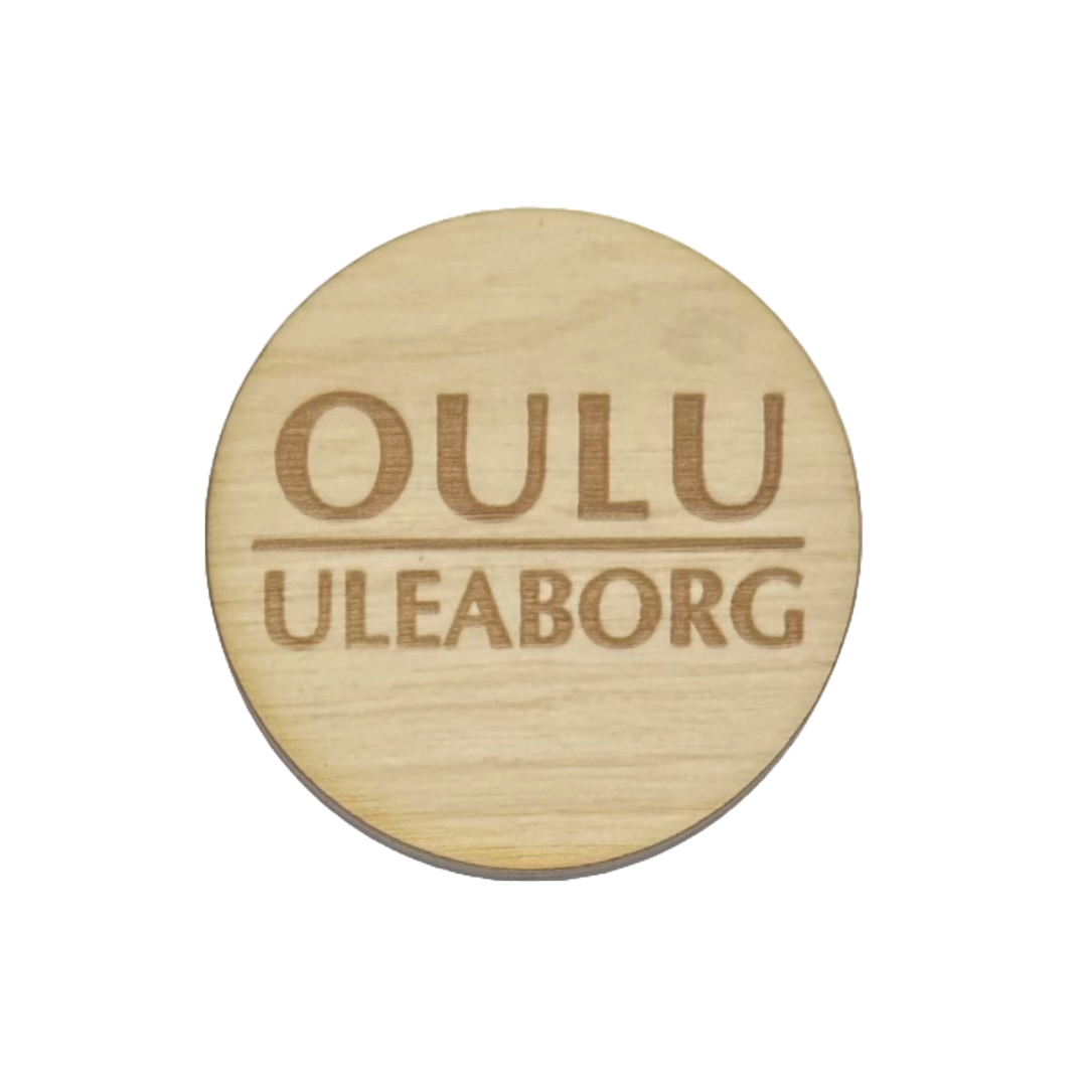 OULU FRIDGE MAGNET - ROUND