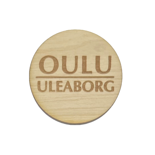 OULU FRIDGE MAGNET - ROUND