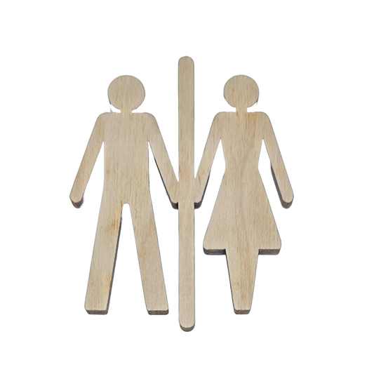 WC - TOILET UNISEX SIGN