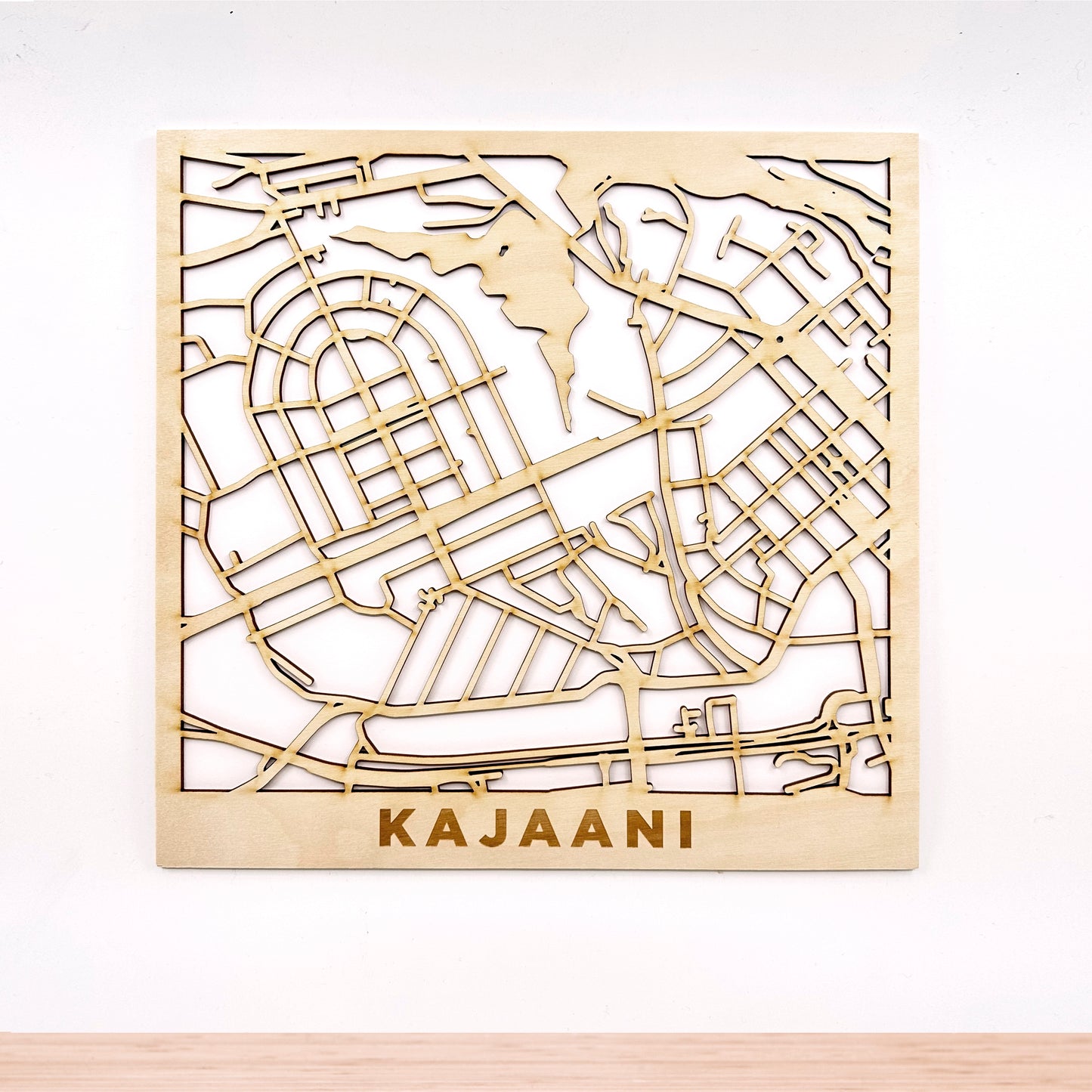 WOODEN MAP - YOUR CITY