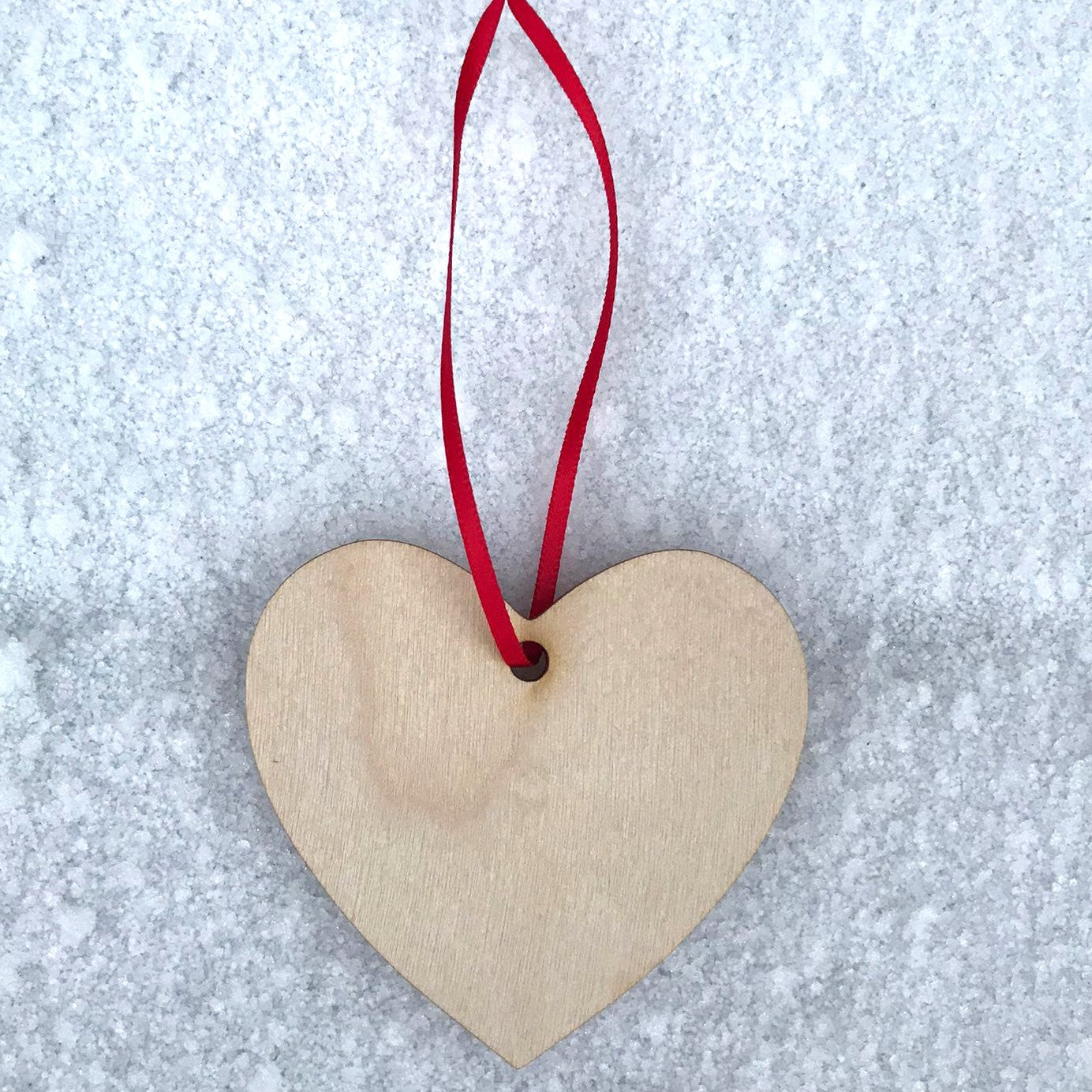Heart Christmas ornament - set of 5